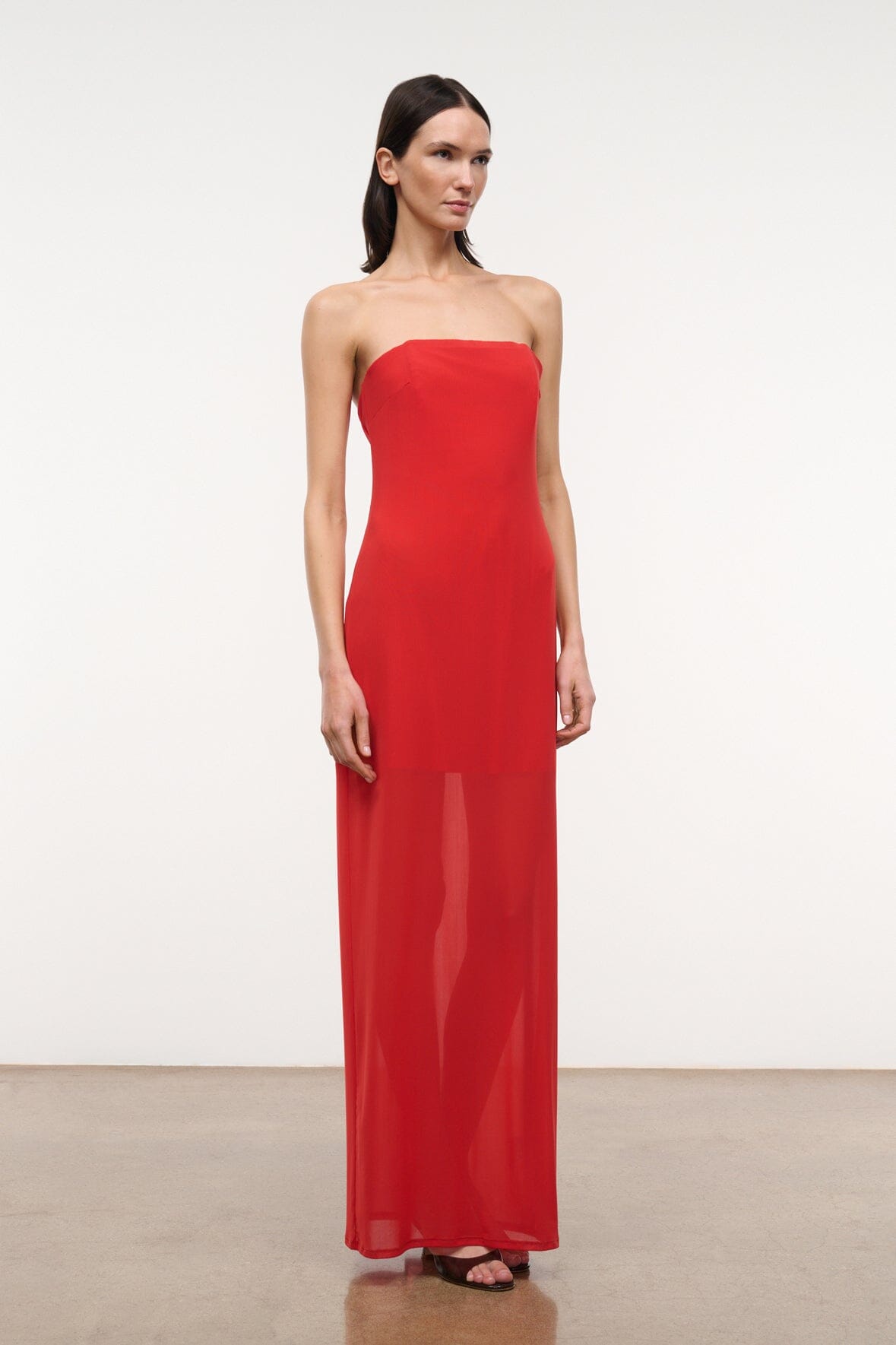 LILIANA DRESS | TOMATO