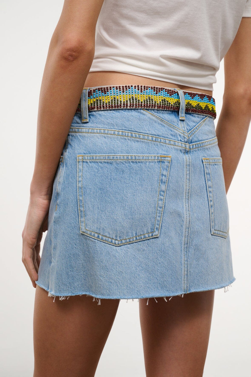 BECK MINI SKIRT | SURFER BEADED