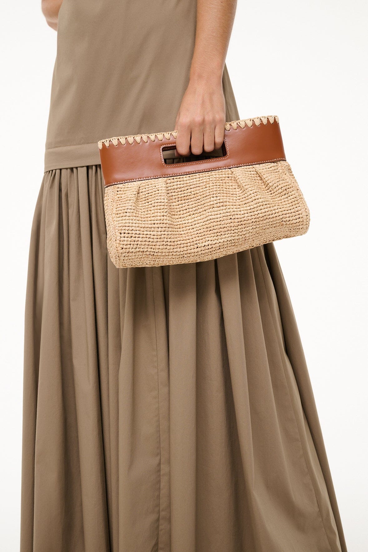 LENA CLUTCH | NATURAL TAN