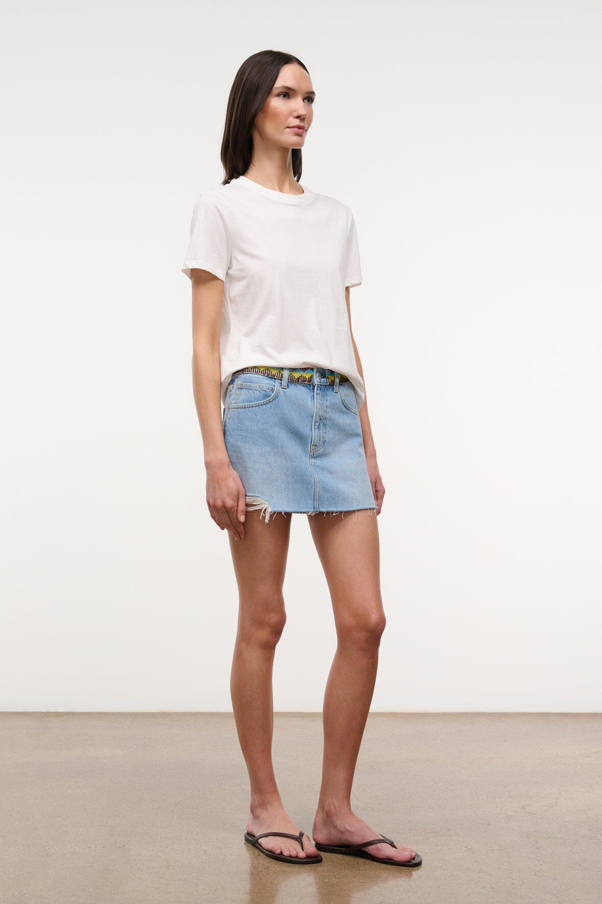 BECK MINI SKIRT | SURFER BEADED