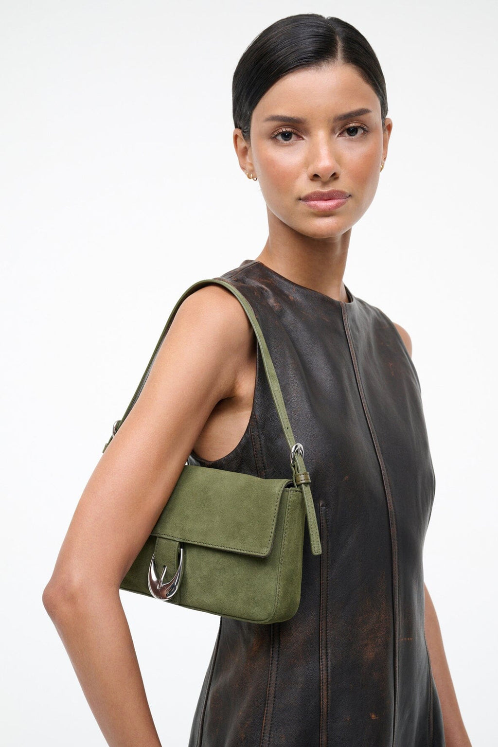 HARLOW BAG | AVOCADO SUEDE