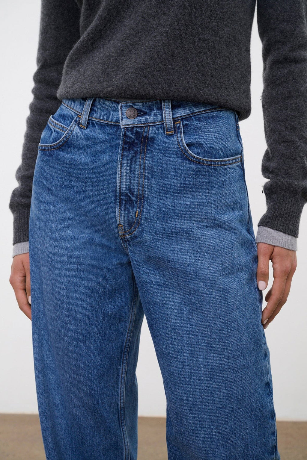 LEO HIGH RISE JEAN | VINTAGE WASH