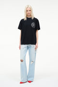 NEWPORT OVERSIZED TEE | GOOD VIBES