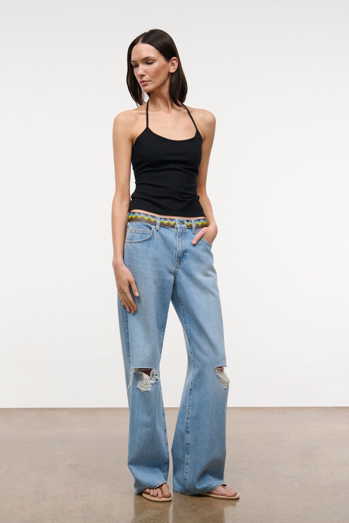 GUS BEADED RELAXED JEAN | SURFER
