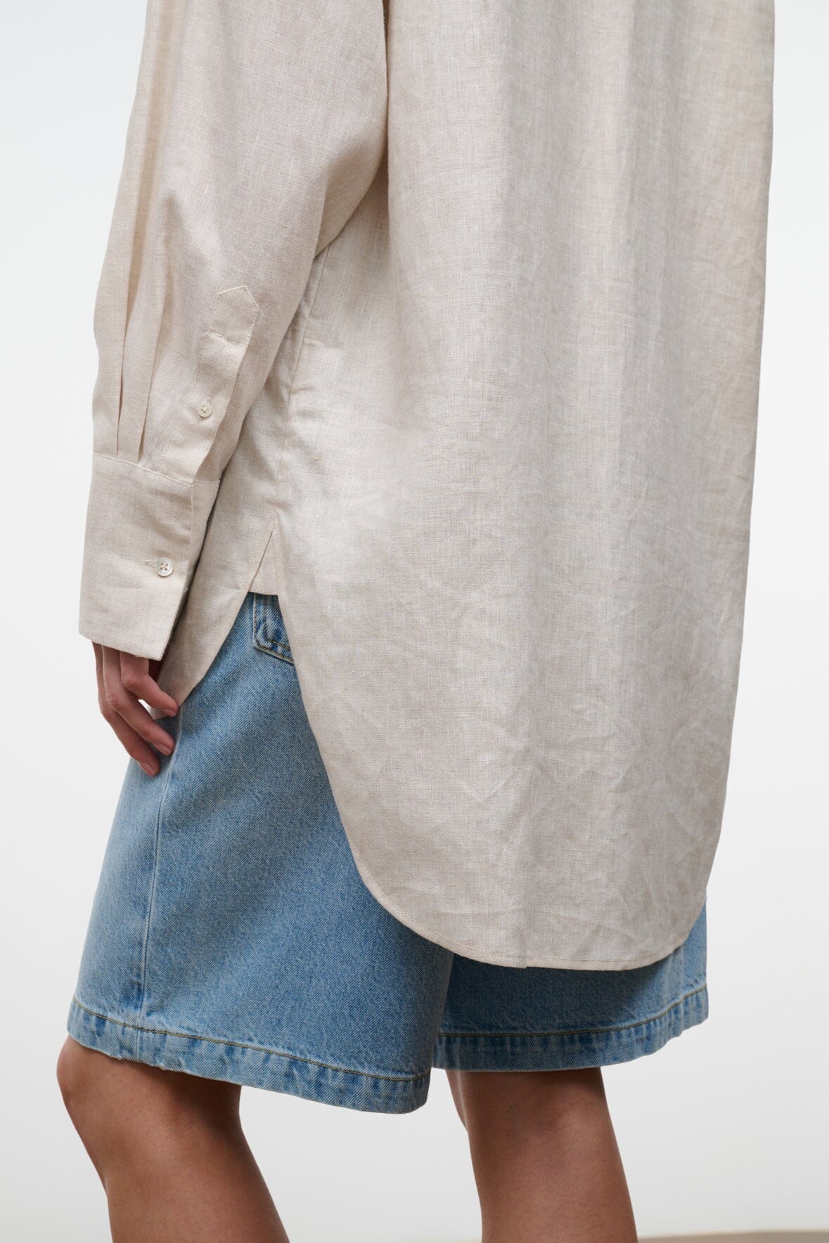 SANDBAR LINEN TOP | NATURAL