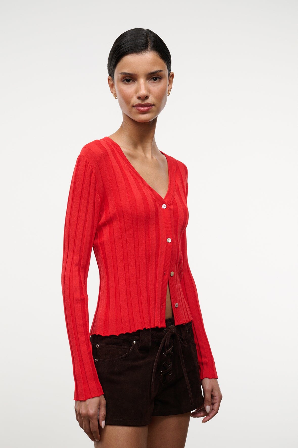 EZRA CARDIGAN | TOMATO