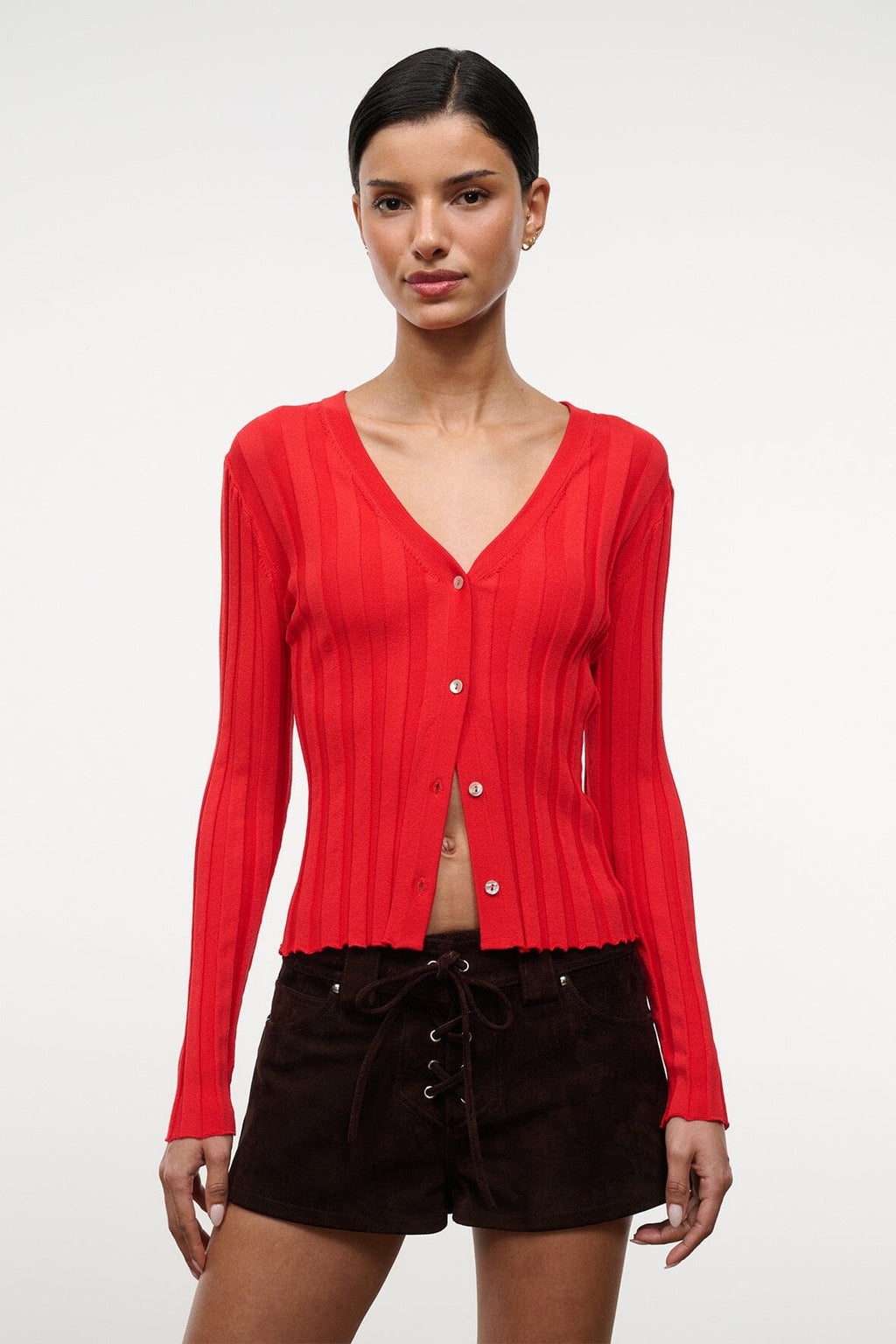 EZRA CARDIGAN | TOMATO