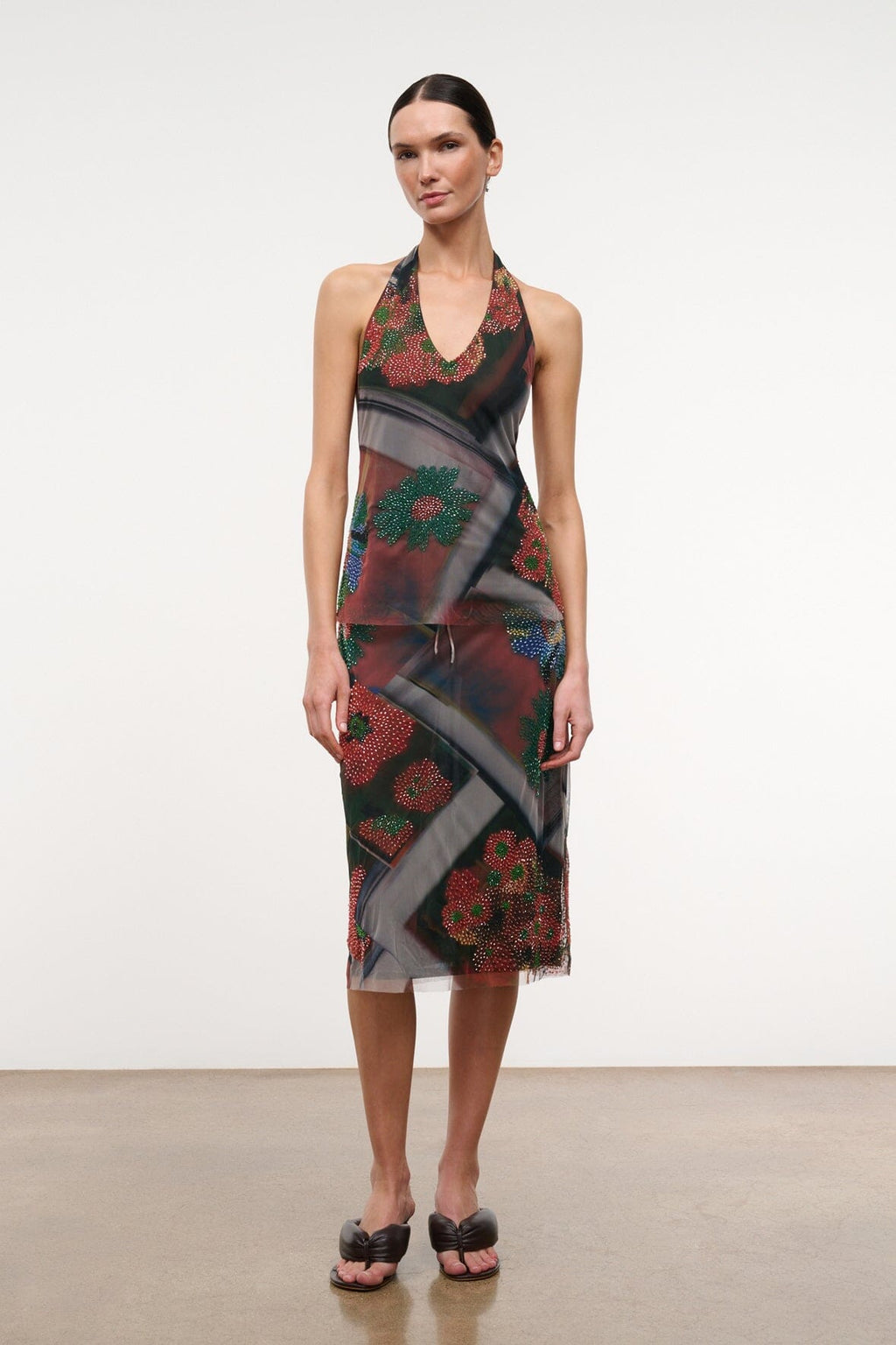 LUCIA SKIRT | BEADED SUPERBLOOM SCARF