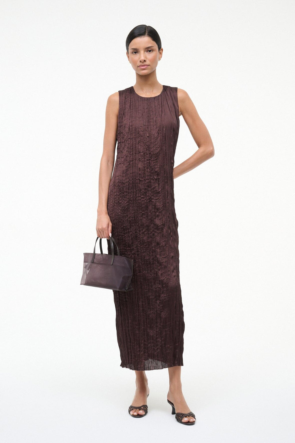 CHRISTOS MINI MESH TOTE | ESPRESSO