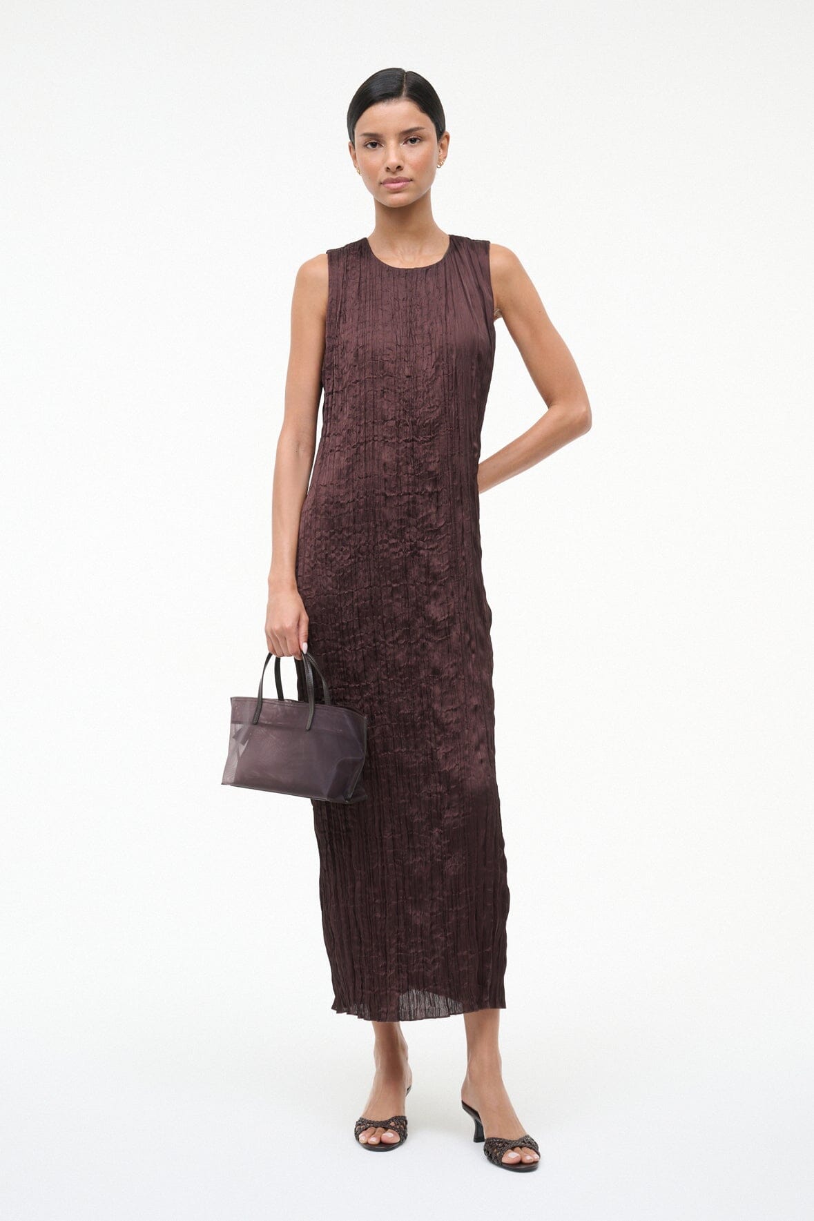 CHRISTOS MINI MESH TOTE | ESPRESSO