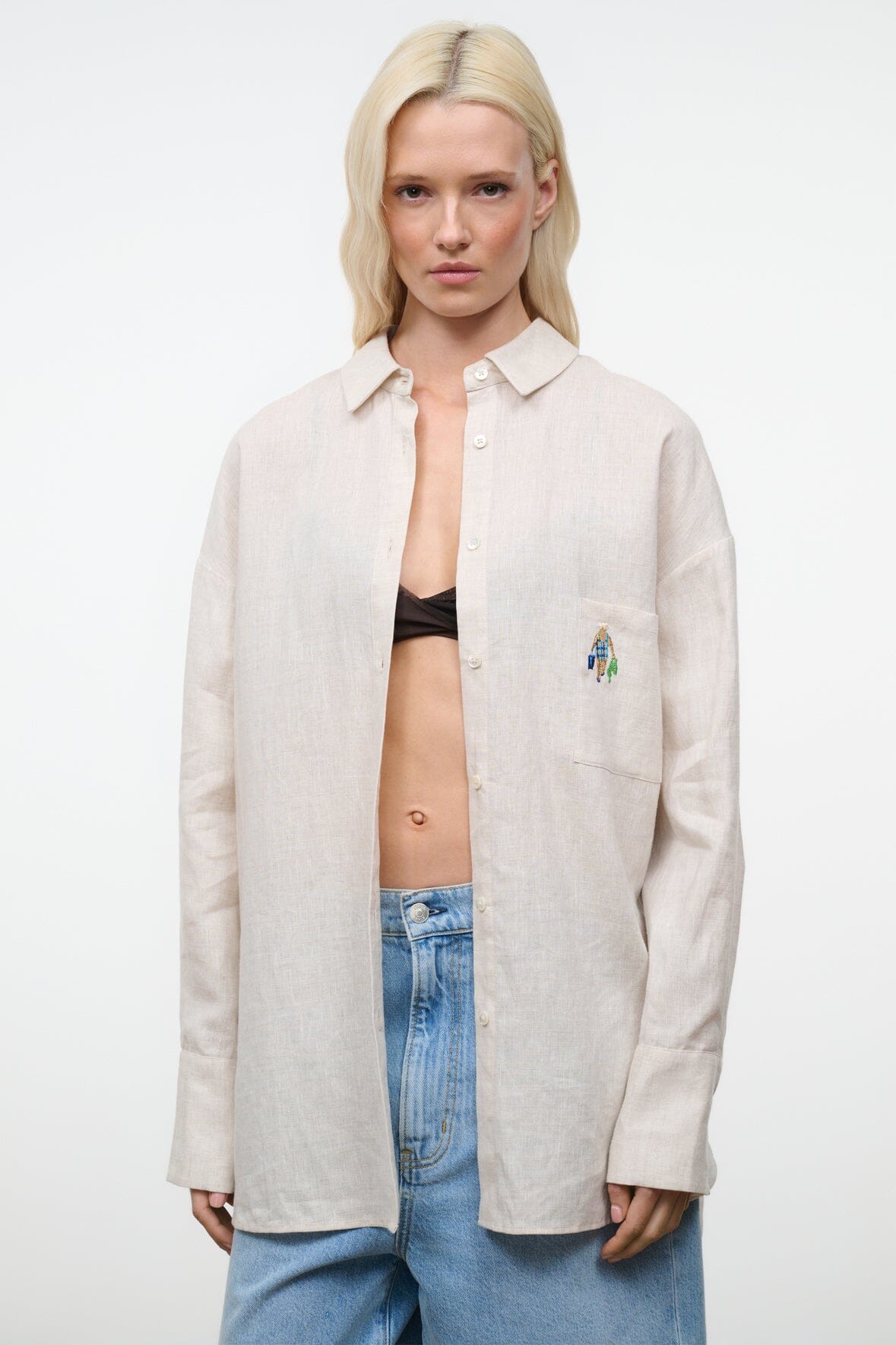 SANDBAR LINEN TOP | NATURAL