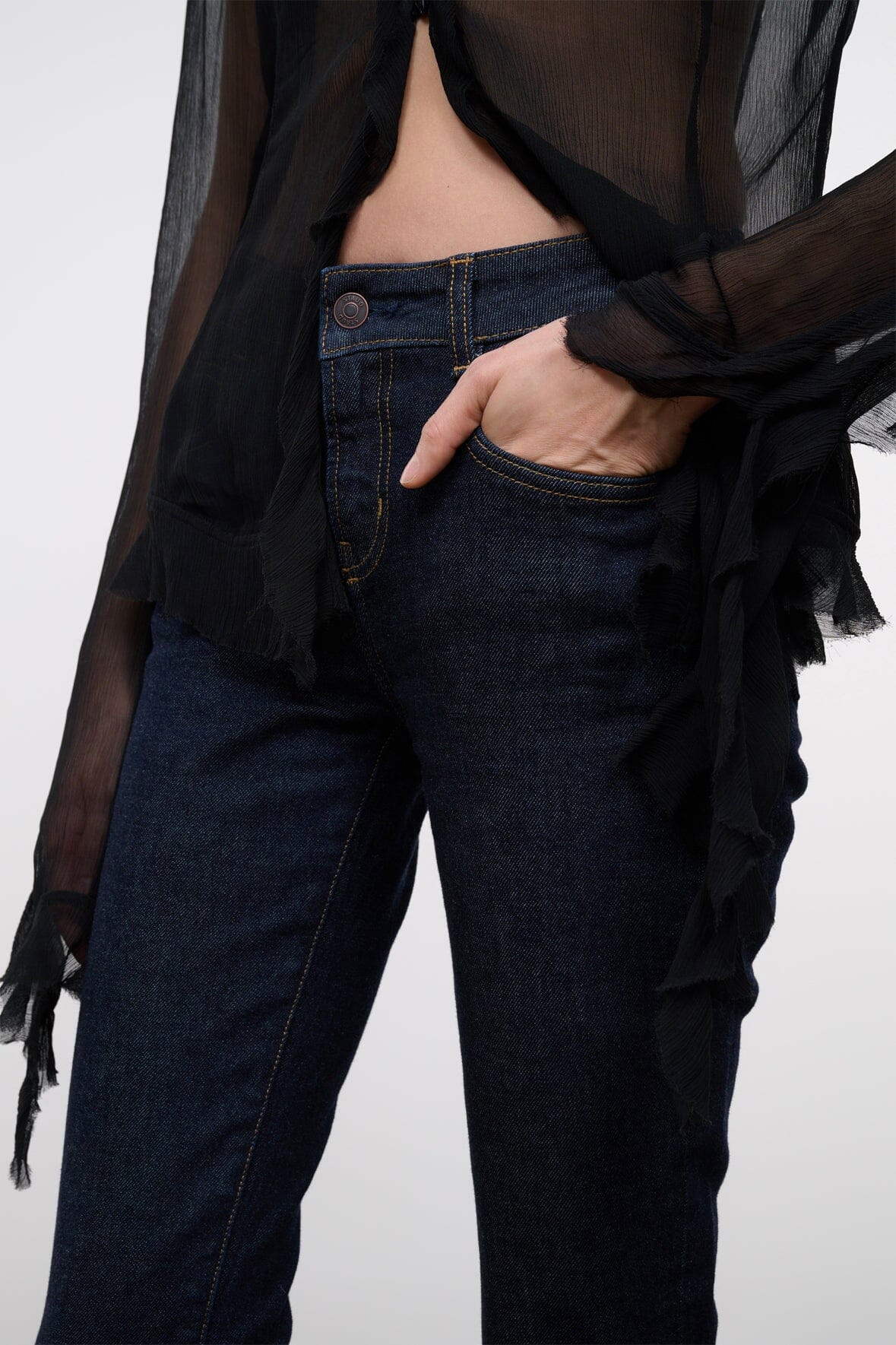 KYLE STRETCH FLARE JEAN | INDIGO