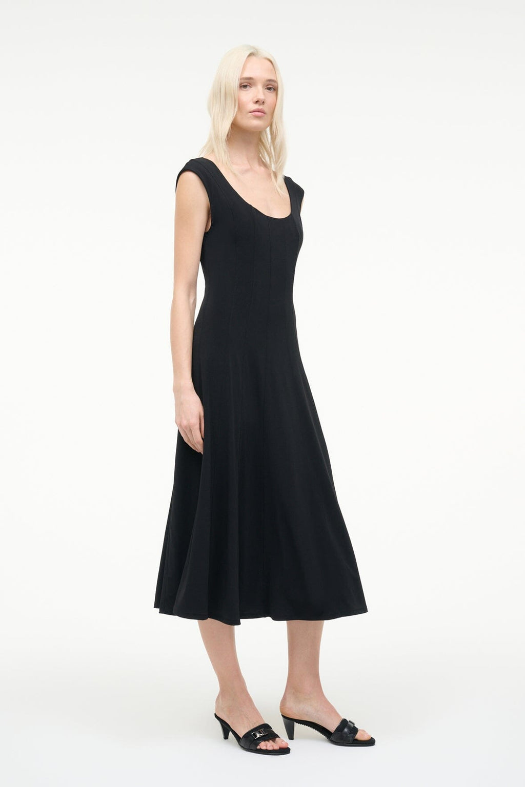 CHARLOTTE JERSEY DRESS | BLACK