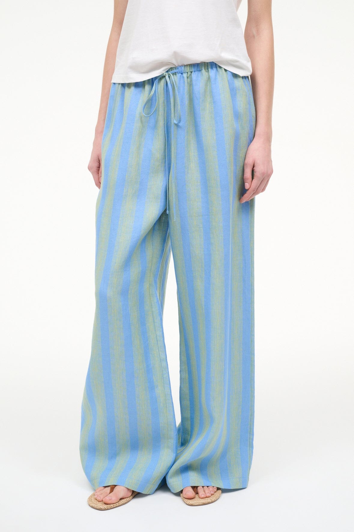 MATEO LINEN PANT | SEAPORT STRIPE