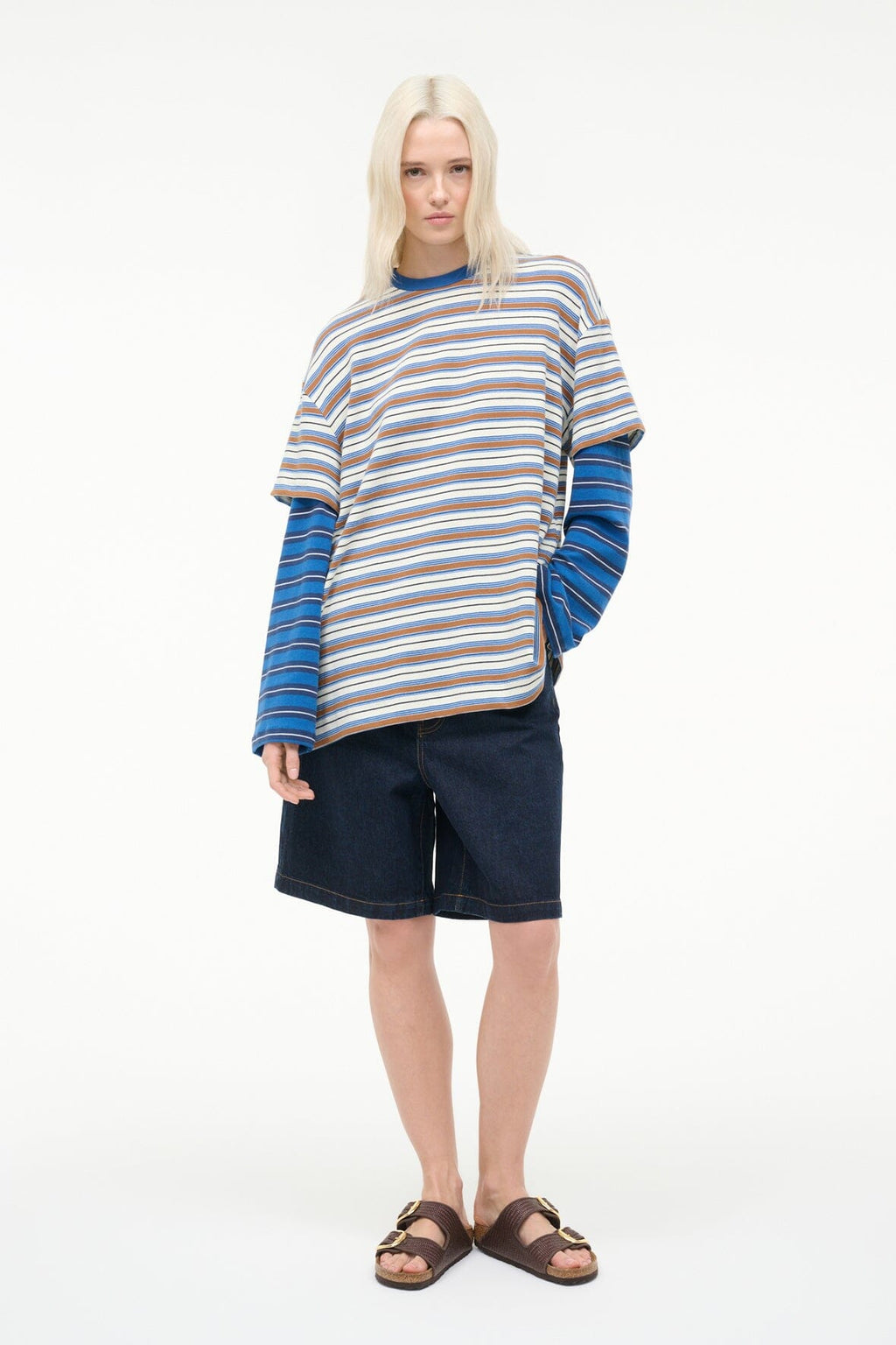 WILLIAM TEE | MOJAVE STRIPE ECHO STRIPE
