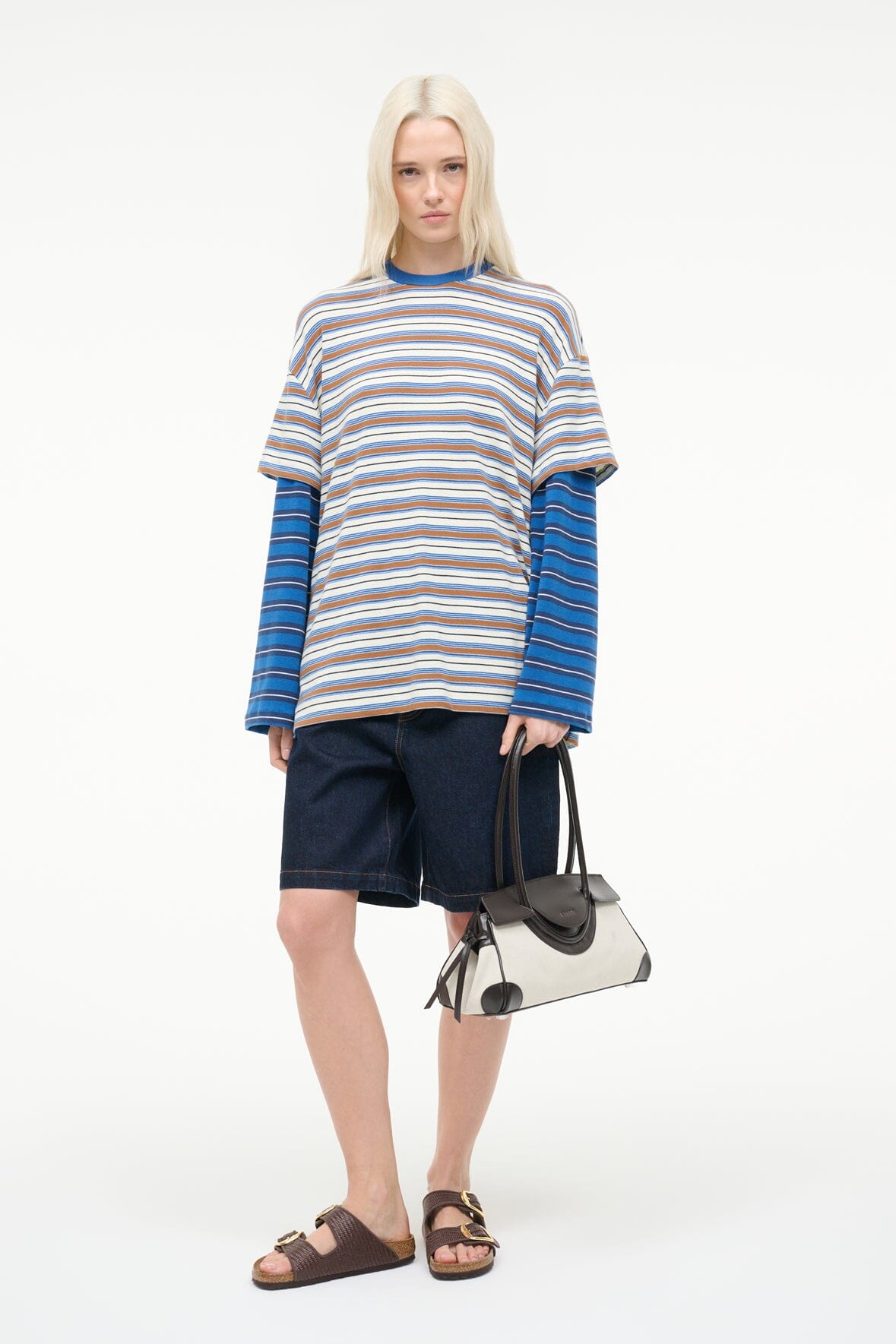 WILLIAM TEE | MOJAVE STRIPE ECHO STRIPE