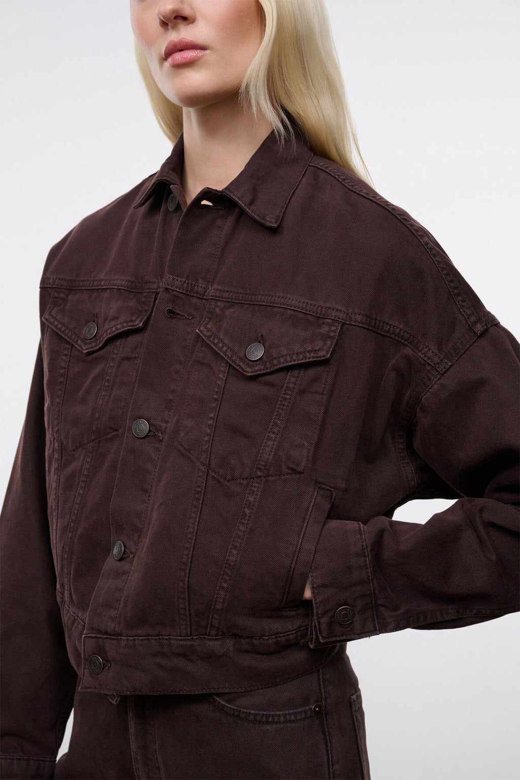 GLEN DENIM JACKET | EARTH