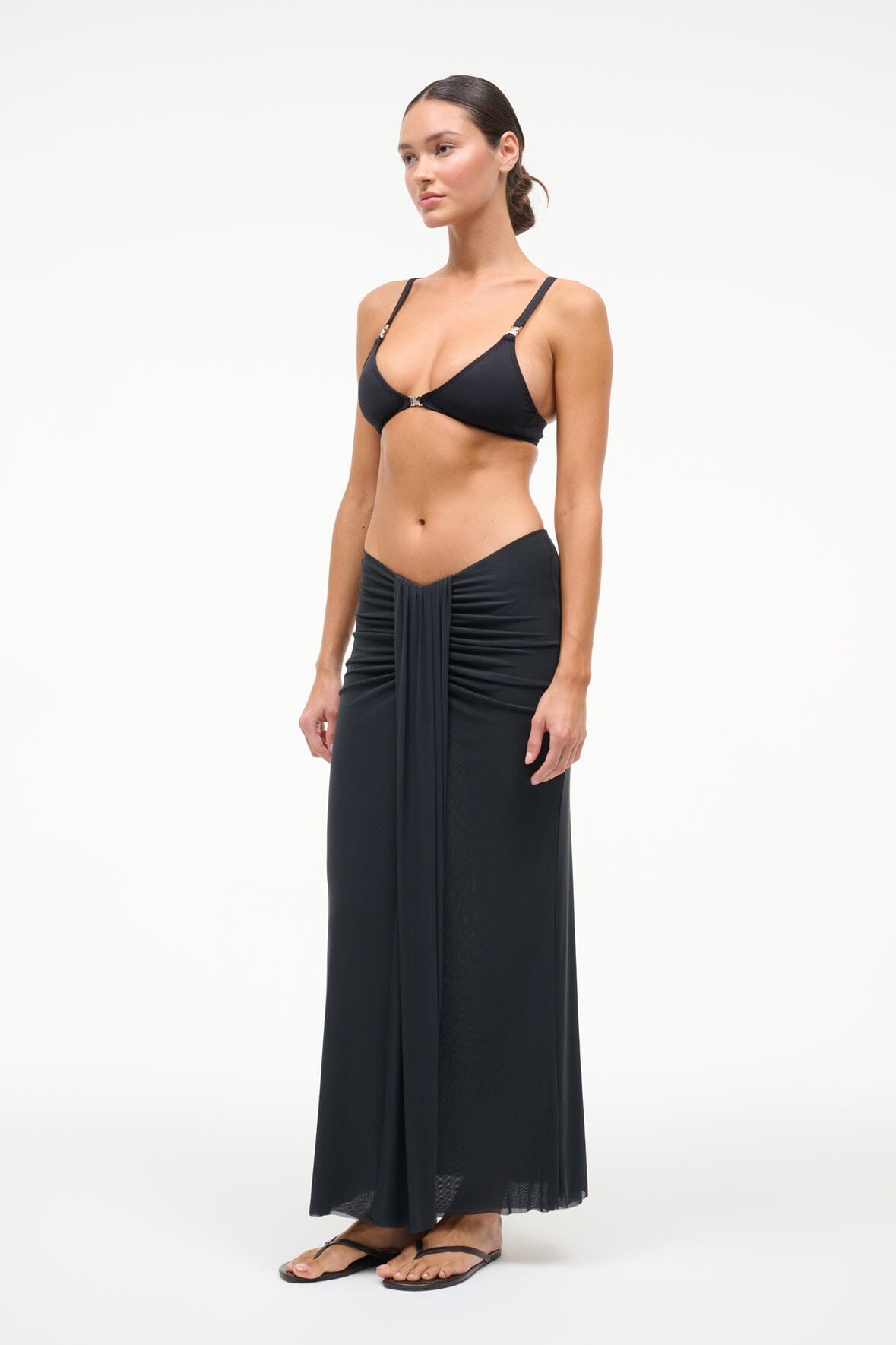 SORAYA MESH SKIRT | BLACK
