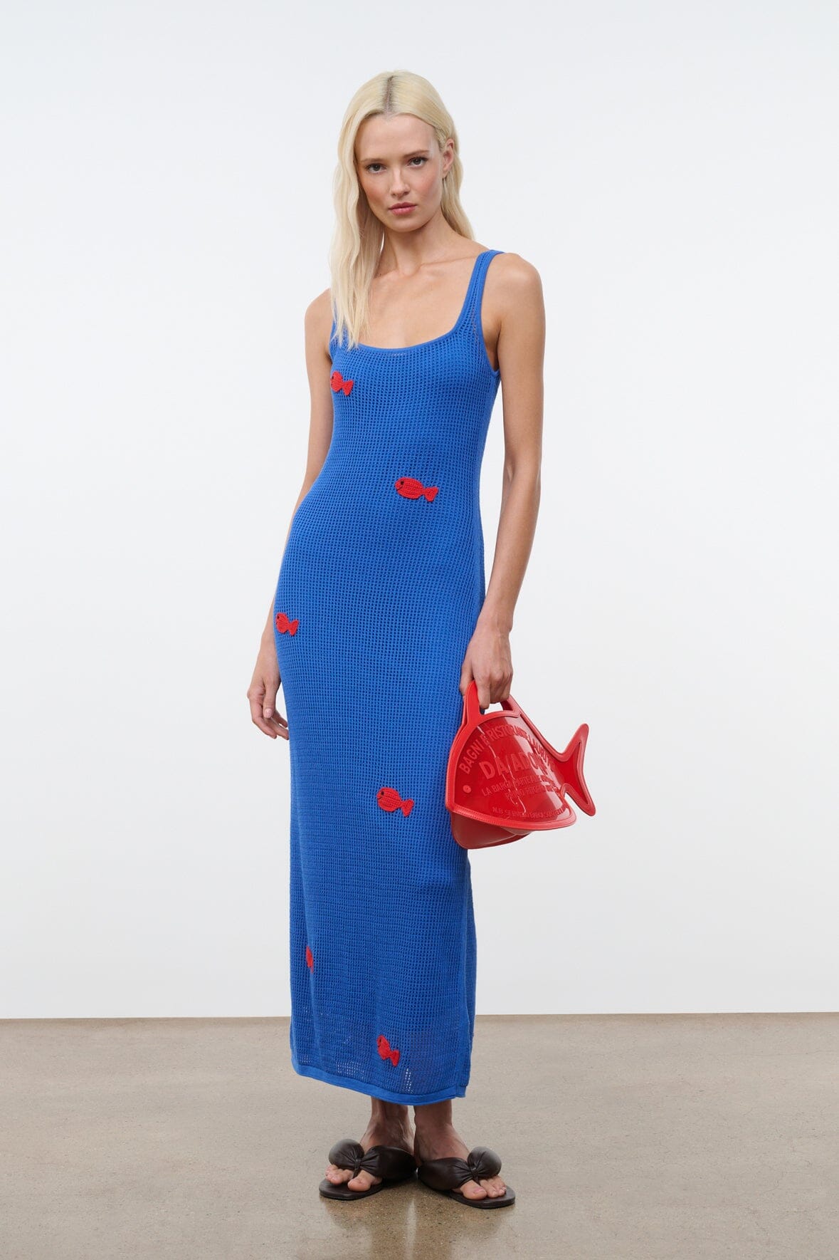 CLEO FISH BAG X DA ADOLFO | RED ROSE