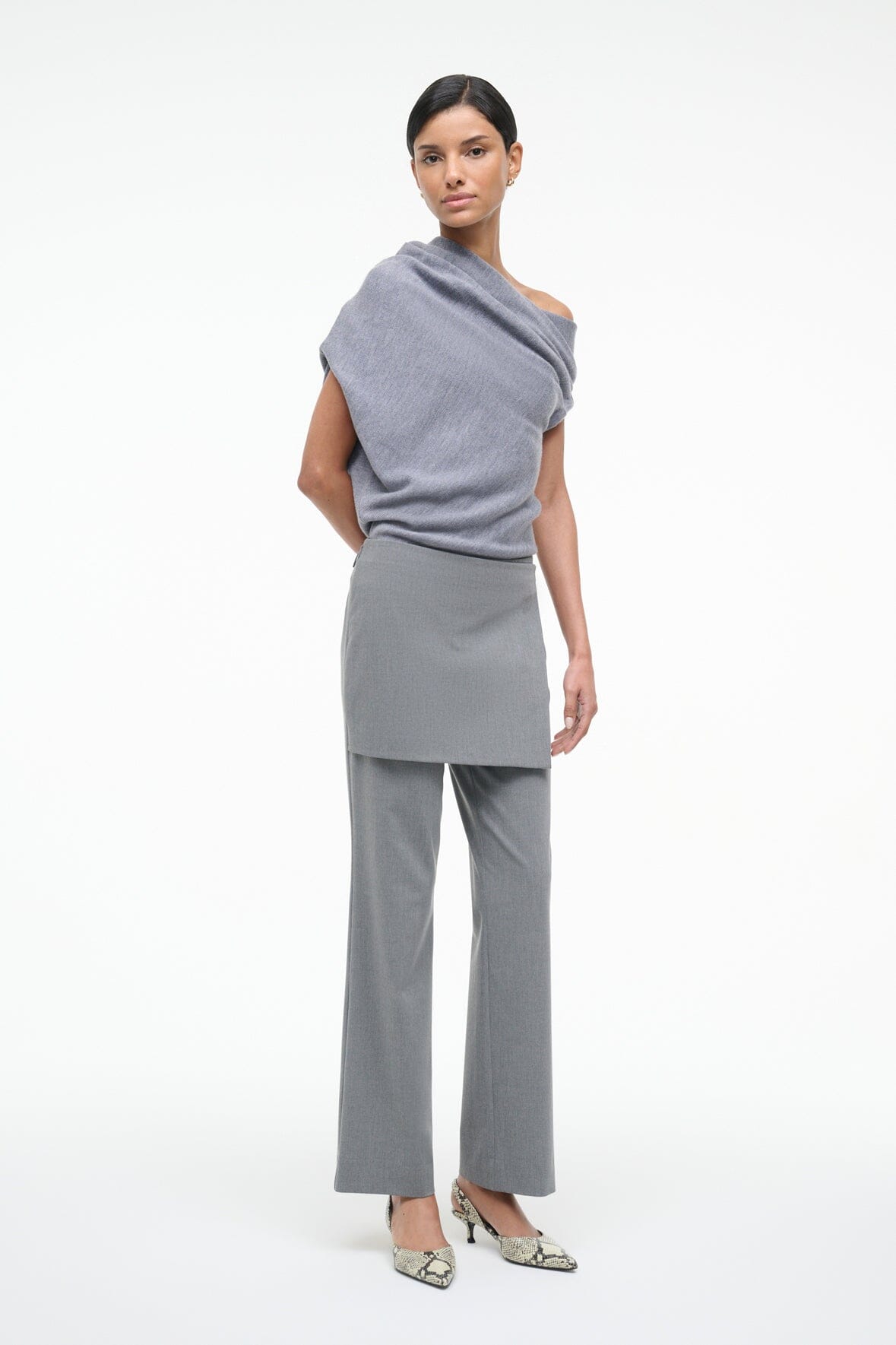 MABEL SWEATER | HEATHER GREY