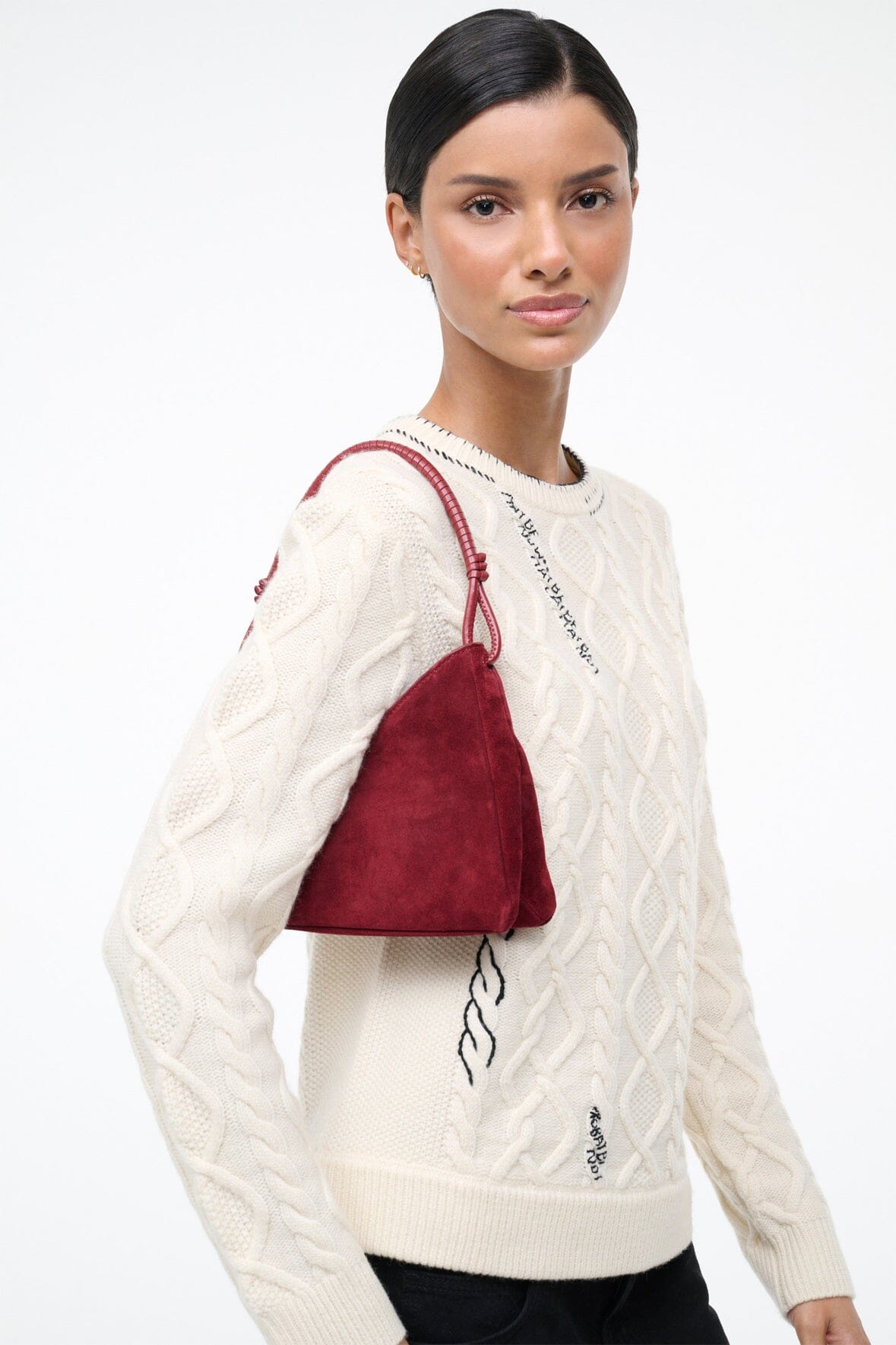 VALERIE SHOULDER BAG | PINOT SUEDE