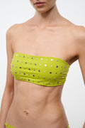 SARA BIKINI TOP | CITRON STUDS