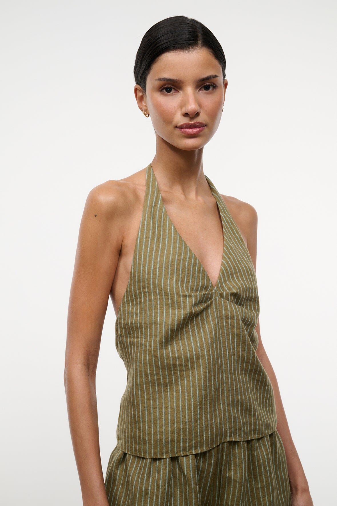 CORSO LINEN TOP | PORTO STRIPE
