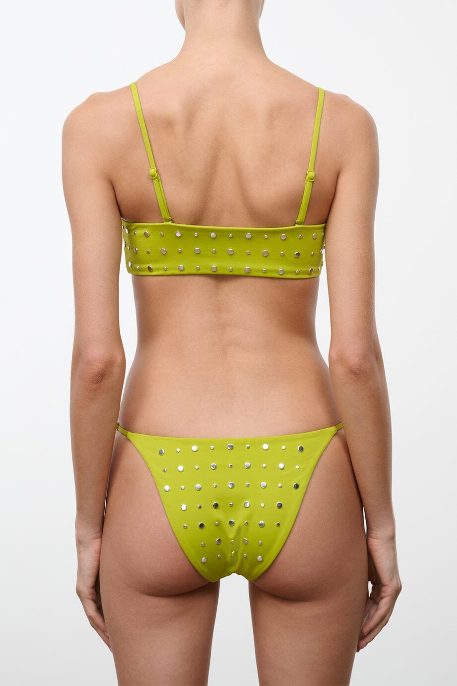 SARA BIKINI TOP | CITRON STUDS