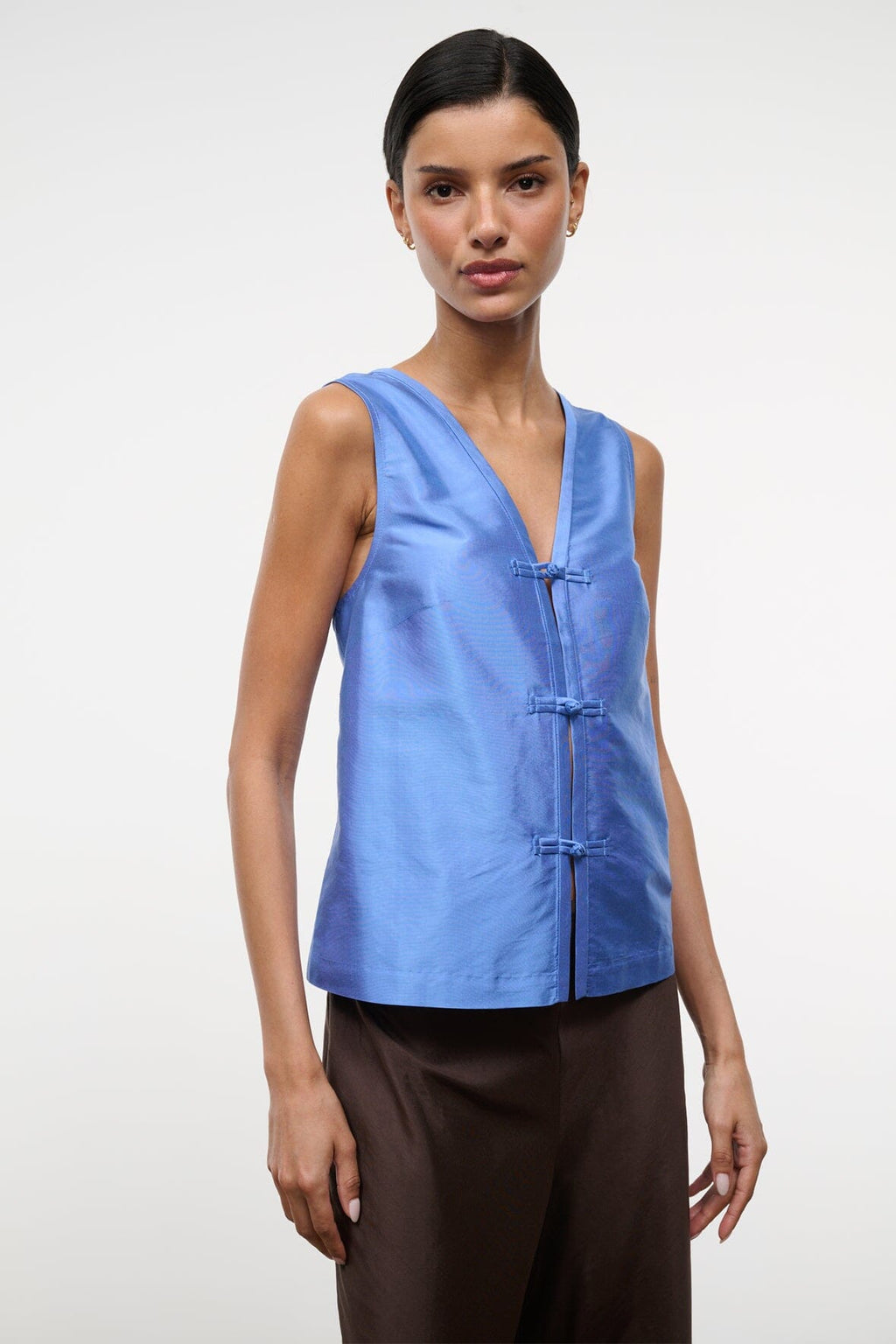 SAMI SILK DUPIONI TOP | COAST