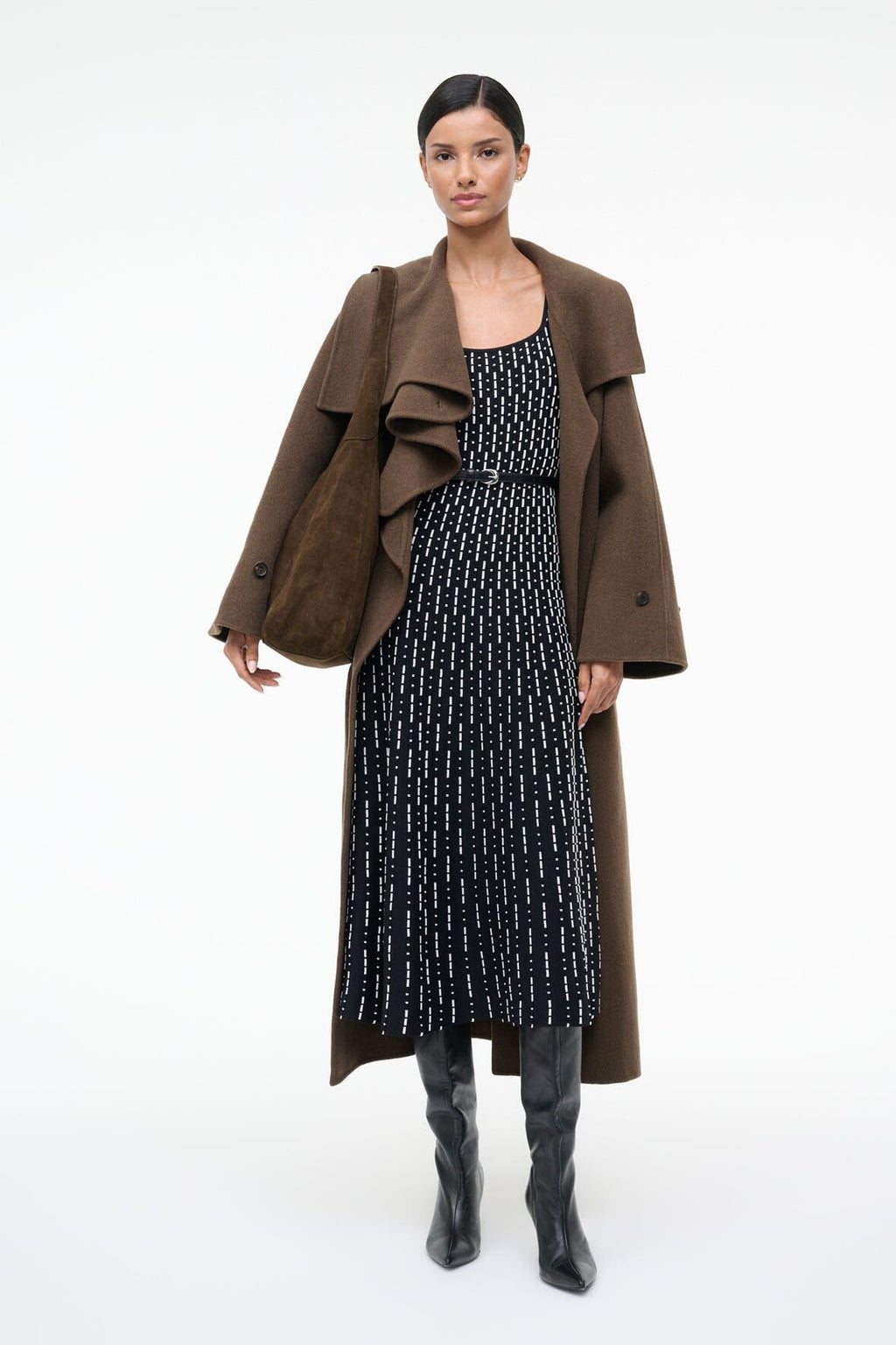 ELLISON DRESS | BLACK GEO