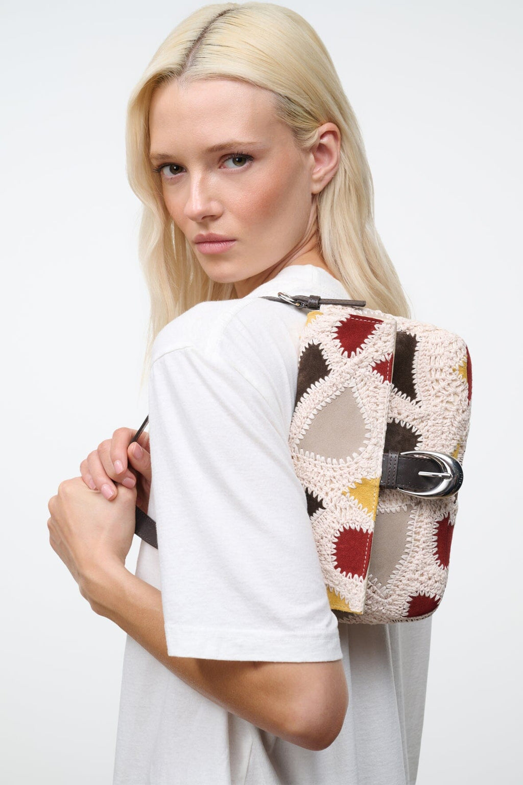 HARLOW BAG | SUEDE PATCHWORK