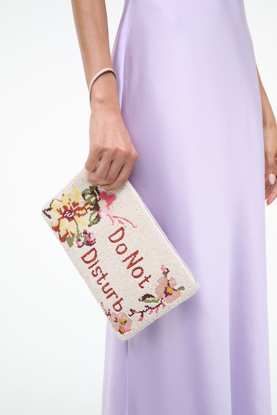 TOMMY BEADED LARGE POUCH | DO NOT DISTURB