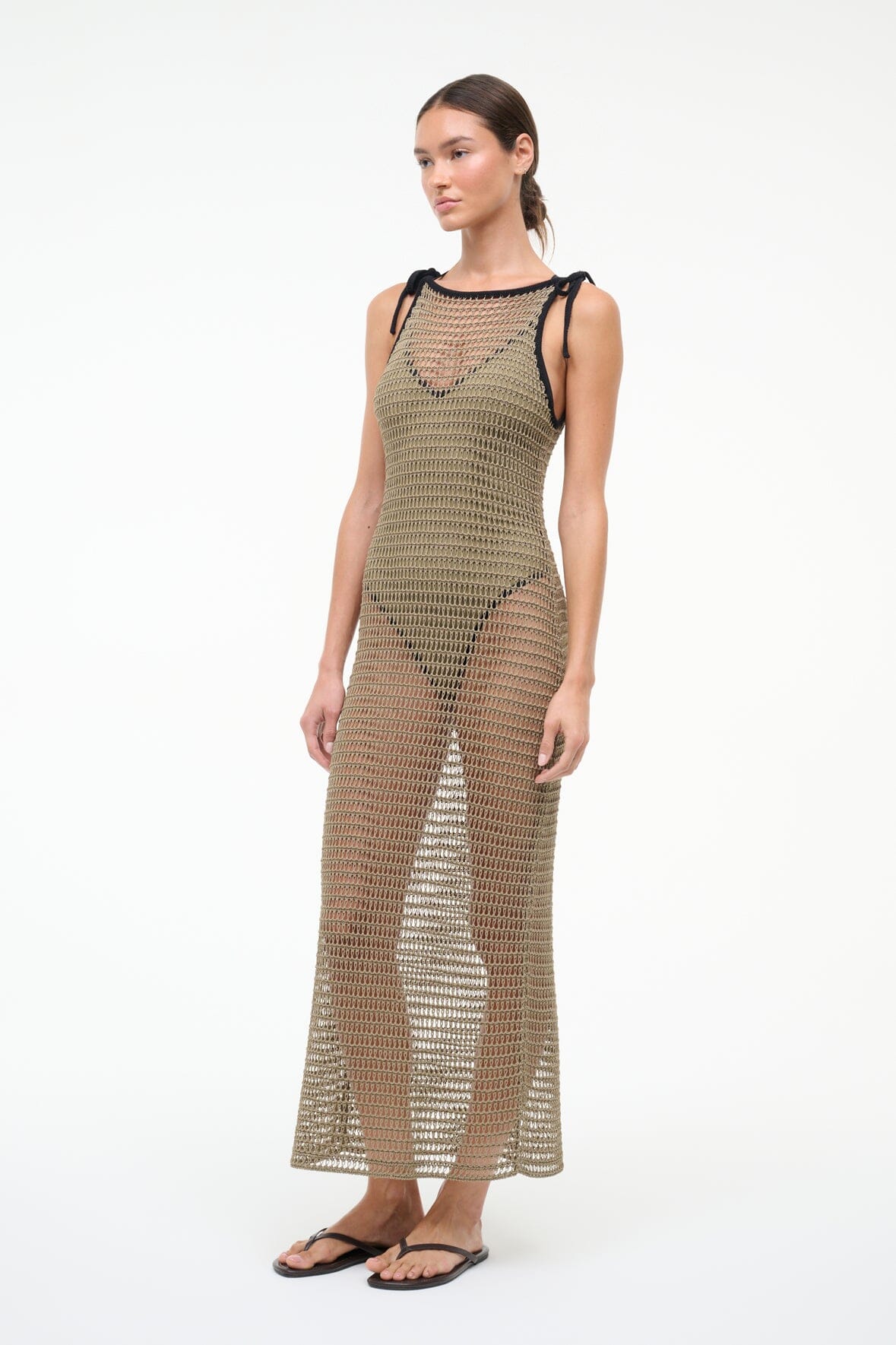 VINTA COVERUP DRESS | THYME BLACK