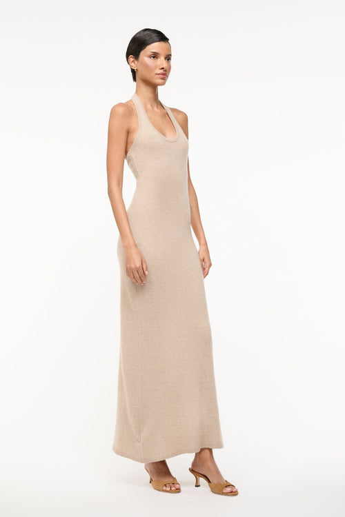CANELA CASHMERE DRESS | STONE