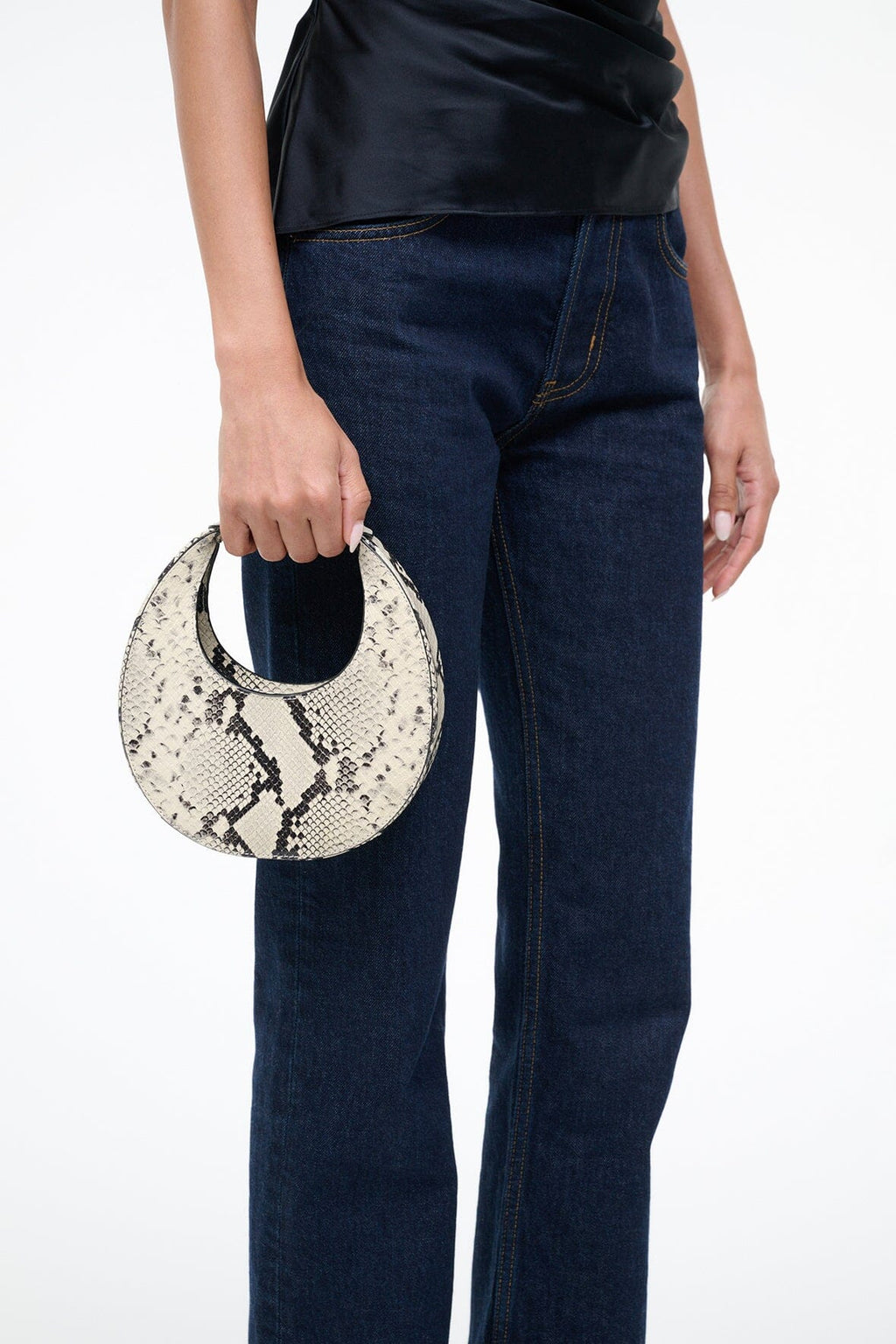 GOODNIGHT MOON BAG | WHITE SNAKE