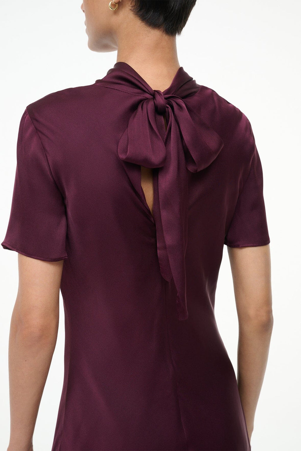 IRIS SILK DRESS | SYRAH