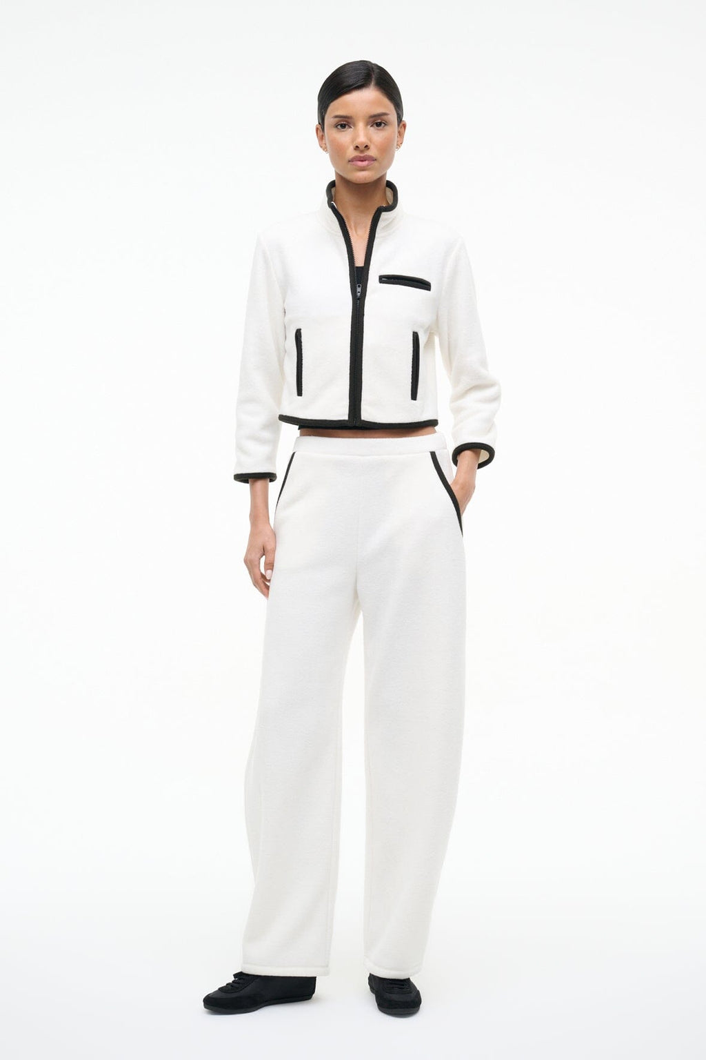 JETER JACKET | IVORY BLACK