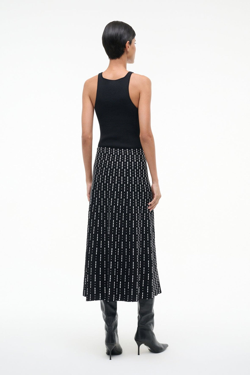 LENA SKIRT | BLACK GEO