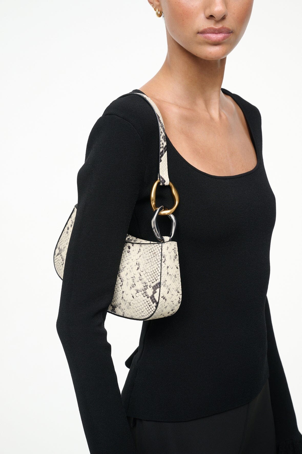 OLLIE BAG | WHITE SNAKE