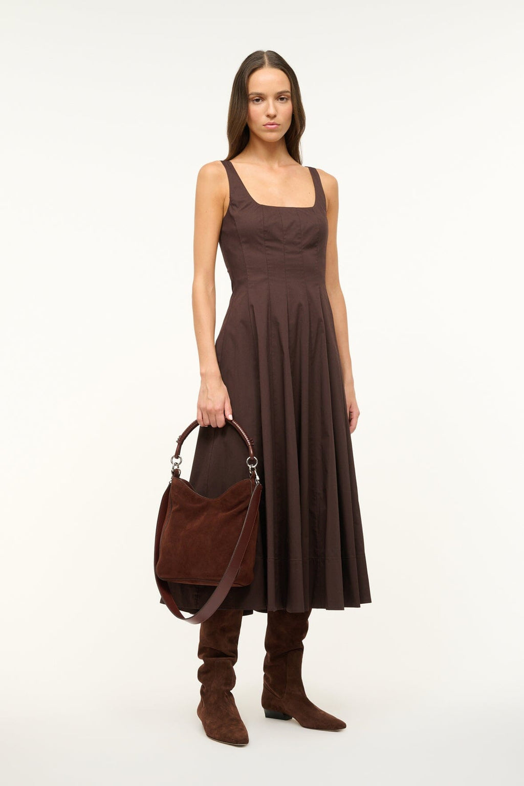 MEL BAG | MAHOGANY SUEDE
