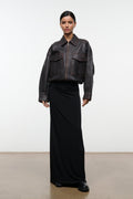 EUGENE LEATHER JACKET | DISTRESSED BROWN