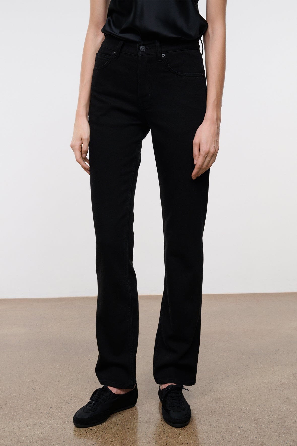 TEDDY STRAIGHT JEAN | BLACK