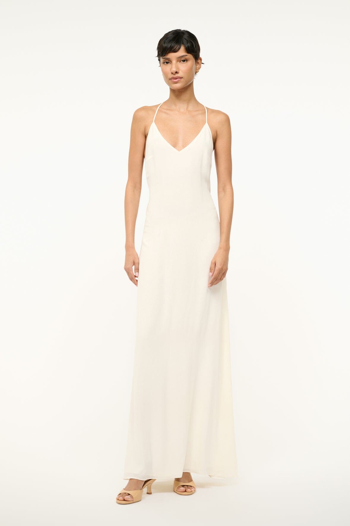 MACHU SILK DRESS | IVORY