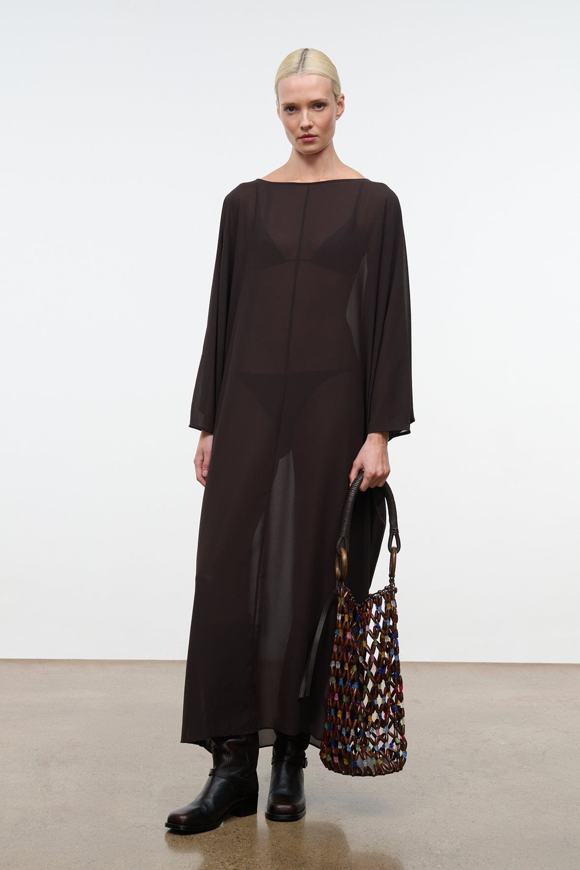 NOUR DRESS | ESPRESSO