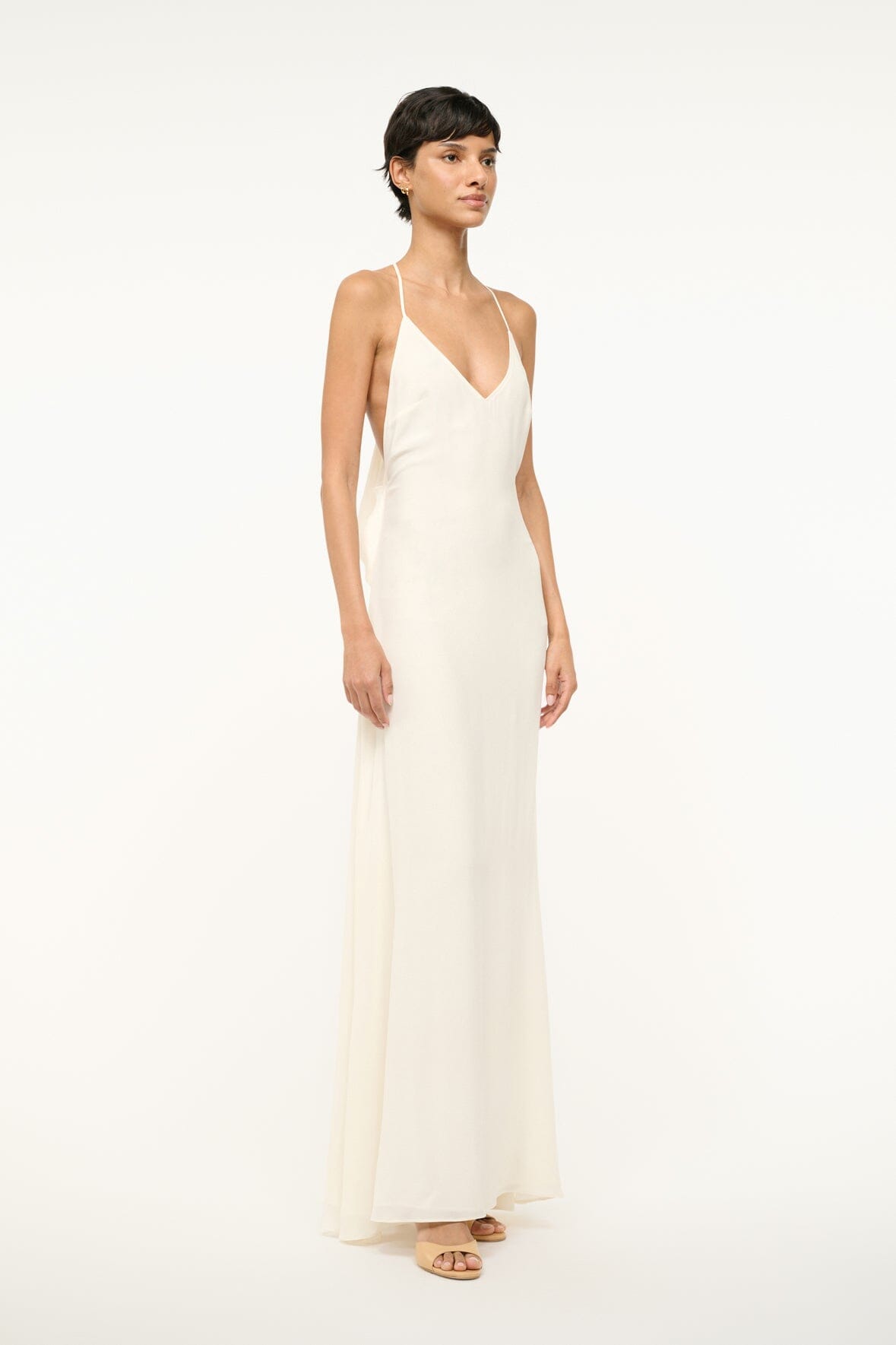 MACHU SILK DRESS | IVORY