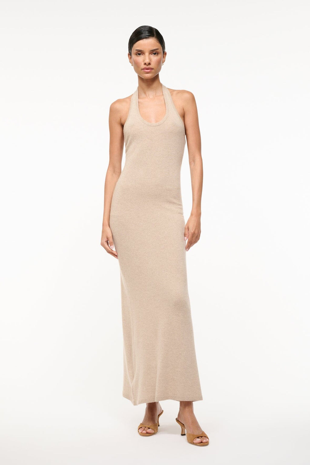 CANELA CASHMERE DRESS | STONE
