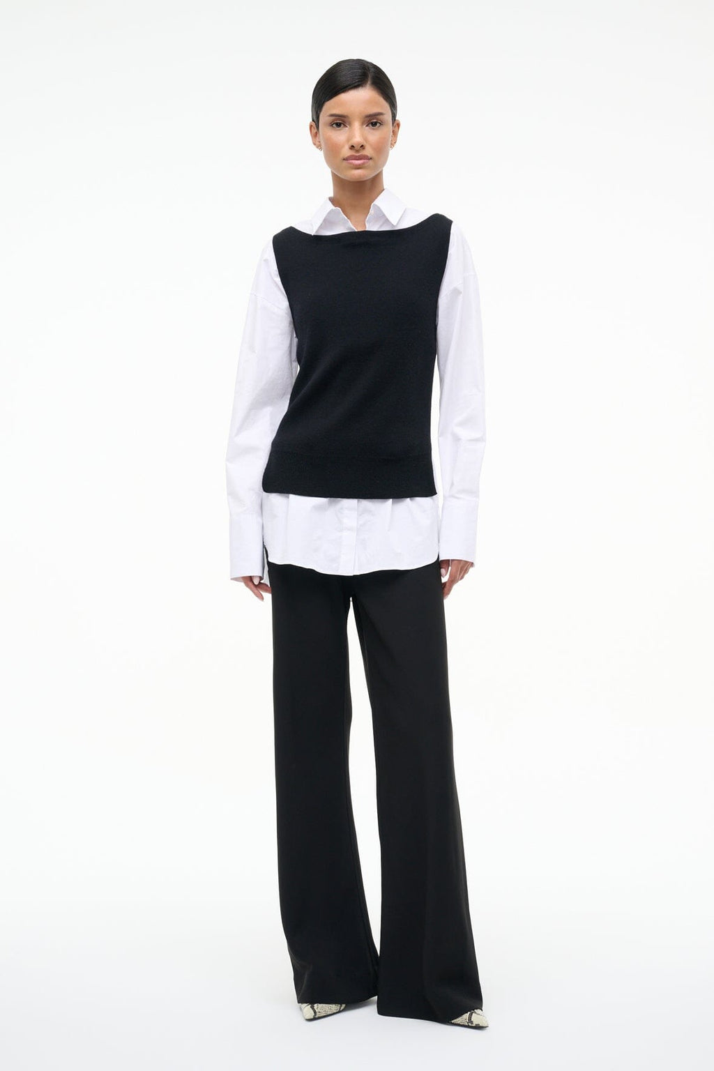 DAMIAN TOP | BLACK WHITE