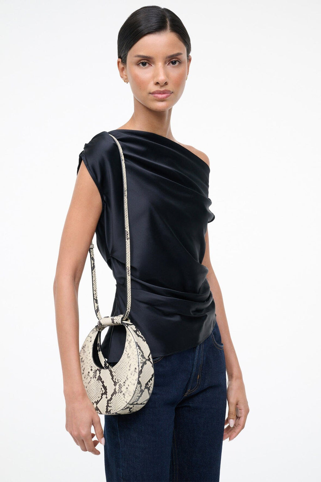 GOODNIGHT MOON BAG | WHITE SNAKE