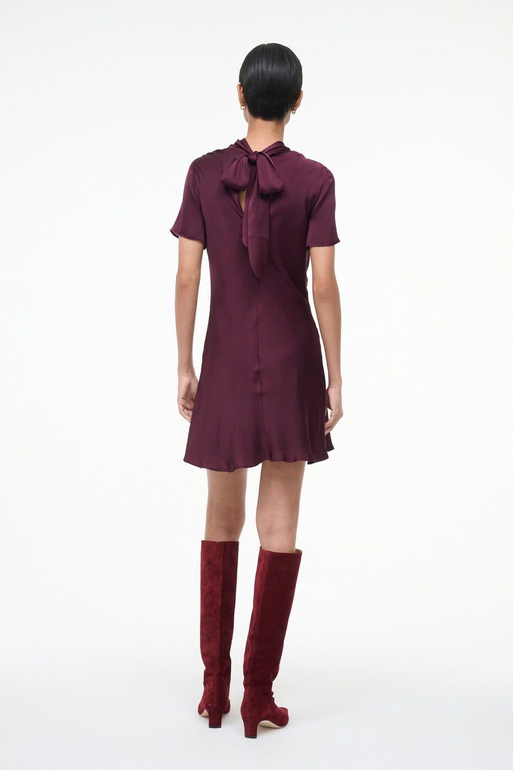 IRIS SILK DRESS | SYRAH