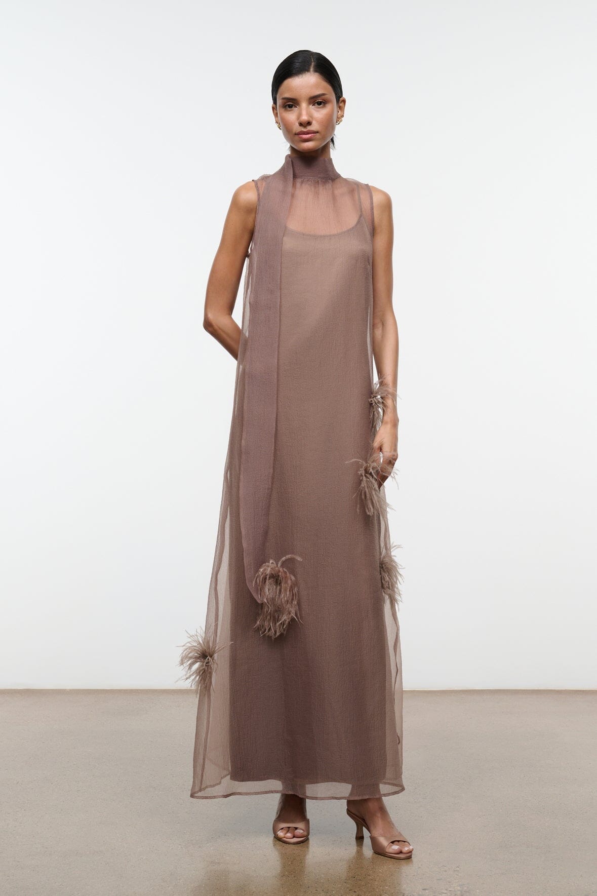 ALBEE DRESS | TRUFFLE